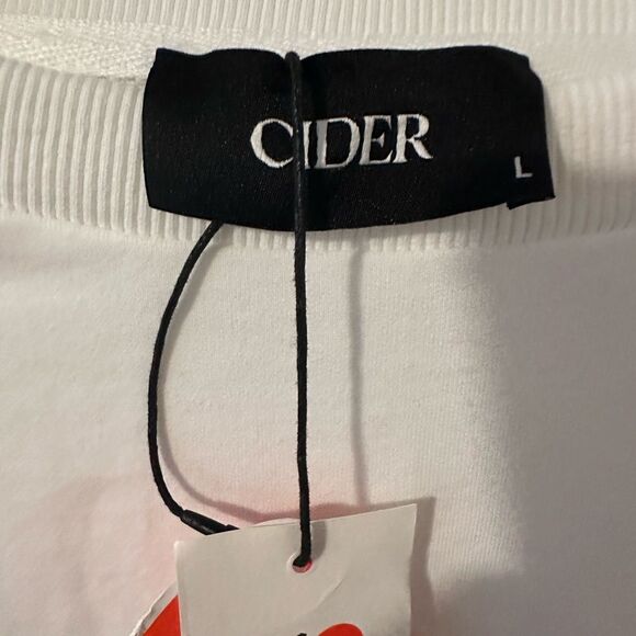 Cider NWT Los Angeles Light weight crew neck Sweatshirt - Large - Picture 3 of 5